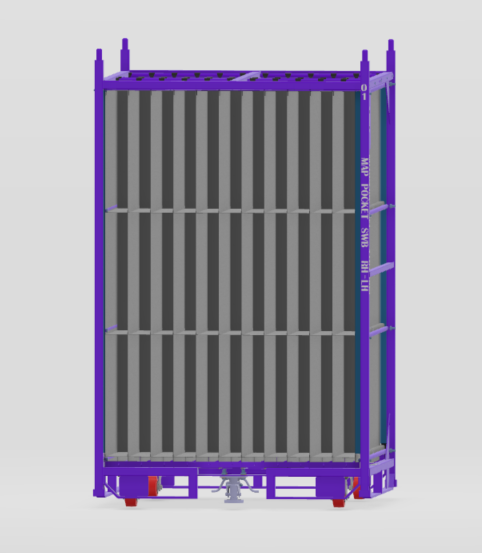 Rack de transporte vertical